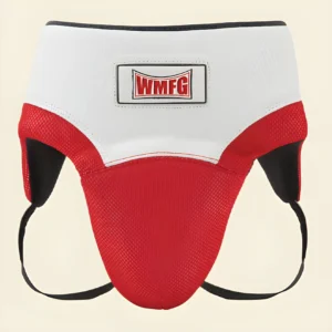Breeze Armor Pro Groin Guard for combat sports, flexible and durable protection with vibrant color options.