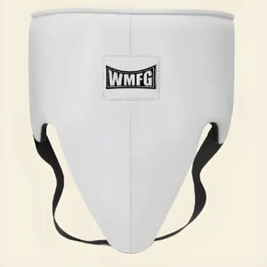 Glacier Armor Groin Guard for combat sports, flexible and durable protection with vibrant color options.