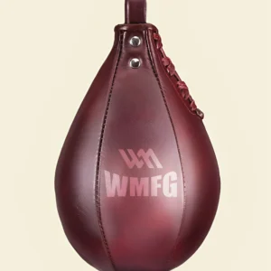 Rapid Pro speed bag by Warya Sports in premium leather for boxing training.