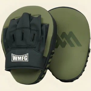 Vortex Aero Shields Mitts in black and green showing advanced padding and ergonomic design.
