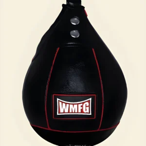 Warya Shadow Strike speed bag black red boxing training equipment.
