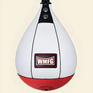 Warya Velocity speed bag white red black boxing training equipment.